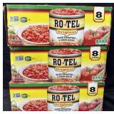 24- 10oz. Cans of Rotel Diced Tomatoes & Green