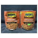 2-7lb 5oz cans of Bush's original baked beans