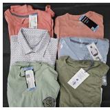 Men's size Large shirts. Most New w/ tags