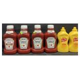 4-44oz Heinz tomato ketchup & 2-30 oz French's