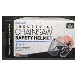 Raxwell Industrial chainsaw safety helmet w/ face
