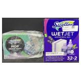 54 Swiffer heavy duty mopping cloths & Swiffer