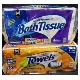 15ct. Bag of Super Premium Paper Towel Rolls