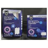 2 Hair Regrowth System 4 month supply box and 6