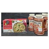 Spaghetti 6lb. 3- Prego pasta sauce with Meat