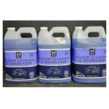 3- Floor cleaner and degreaser 1 gallon each