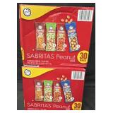60- Variety Pouches of Sabritas Peanut Mix (Dec