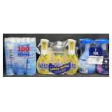 3-9 oz Lysol disinfecting spray, 62.9 fl oz Clean
