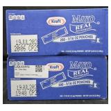 2- Kraft Real Mayo packets 200 per box