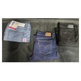 Women's size 29 Levi's jeans and size 6 denim