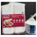 125ct. Bag of Hefty Supreme 1-Compartment Hinged