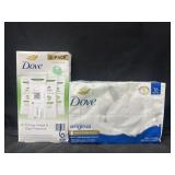 4-2.6 oz Dove antiperspirant/deoderant & 16-3.75