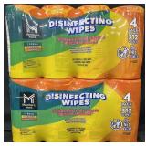 524 disinfecting wipes