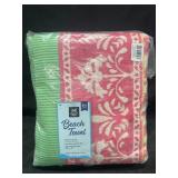 6ft 100% cotton beach towel, 40' x 72'