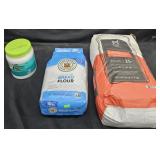 Coconut oil 56oz. Bread flour 10lb. Wheat flour