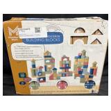 Wooden Building Blocks Set, 100pc