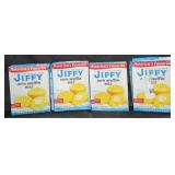 4- Jiffy cornbread mix 40oz each