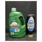125oz Cascade dishwasher detergent & 24.3 fl oz