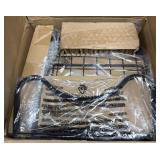 3-Tier Basket Stand, Black