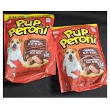 2- Pup Peroni dog treats 46oz each