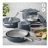 11-Piece Modern Ceramic Cookware Set