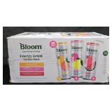 Bloom energy drinks 18 variety pack 12oz cans