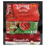 6- 6.5oz. Cans of Lindsay Sliced Black Olives