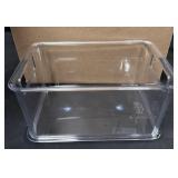 Pack of 4 Clearly 10ï¿½ x 6.5ï¿½ x 5ï¿½ Stacking Bins