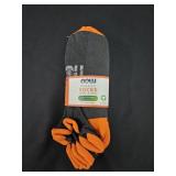Now Organic socks Unisex size Large. 3 pair