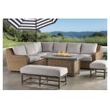 (MSRP: $2,299) Athena Sectional with Sintered