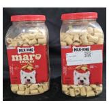 2- Milk Bone Maro dog treats 50oz each