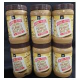 6- Creamy peanut butter 40oz each