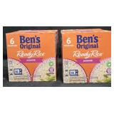 2- Ben's Original Ready Jasmine Rice 6 pouches