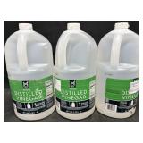 3- 1 Gallon Jugs of White Distilled Vinegar