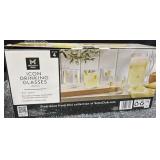 4Pc. Icon Drinking Glass Set, Lemon