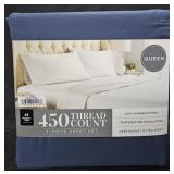 Queen size 4 piece sheet set