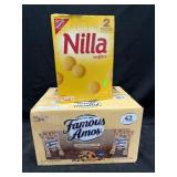42ct. Box of Famous Amos Chocolate Chip Cookie