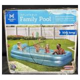 10ft. Inflatable Family Pool, Untested