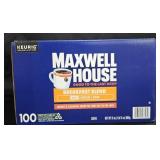 Maxwell House breakfast blend coffee keurig cups