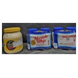4- Miracle Whip 30oz each. Duke's Mayonnaise 64oz