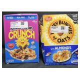 Cereal: Raisin Bran Crunch 42oz. Honey Bunches of