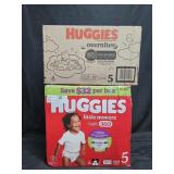 Huggies Overnight size 5 diapers 100 count.