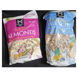 Sliced almonds 32oz. Walnuts 48oz