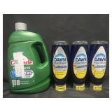 125 oz Cascade dishwasher detergent & 4-205 fl oz