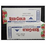 2- Red Gold ketchup packets 1000 count each box