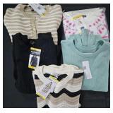 Women's size Medium shirts and sweaters. New w/