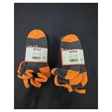 2- Now Organic No Show socks. Unisex size Small.