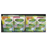 4- 102ct. Boxes of Polident Rapid Clean