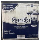 30- Wrapped Rolls of Sparkle Professional Paper