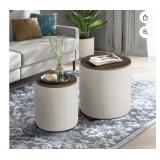 Studio Living Alvin Storage Ottoman Set, surface